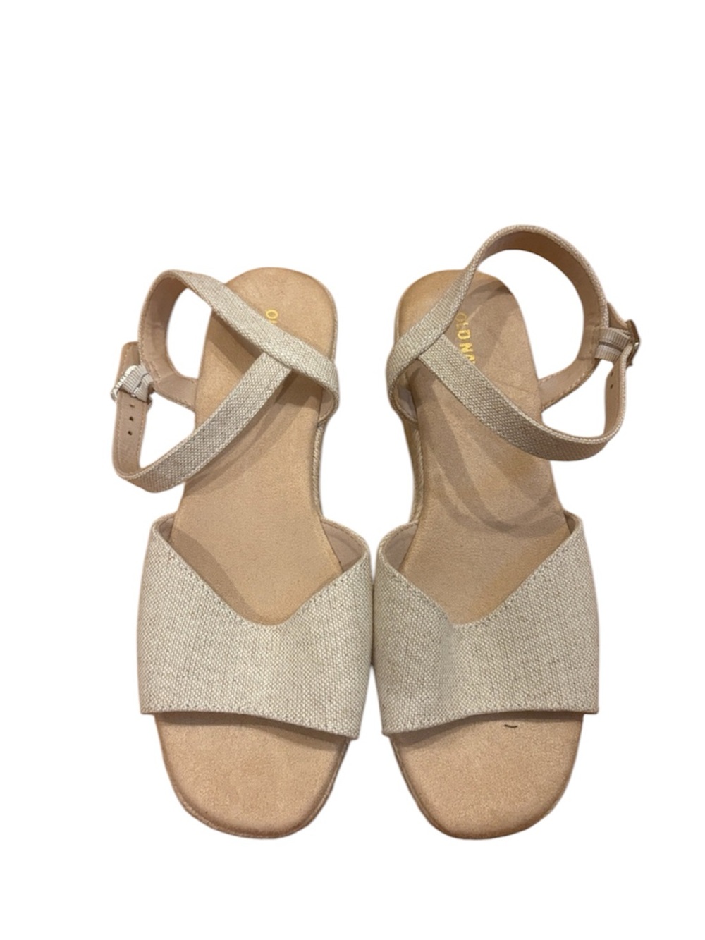 Old Navy Size 8 Cream Espadrille Sandal